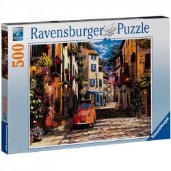 Puzzle 500 db - Dél-francia kisváros Ravensburger Puzzle Ravensburger