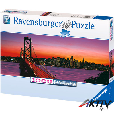 Puzzle 1000 db panoráma - Golden gate Ravensburger