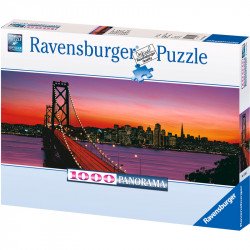 Puzzle 1000 db panoráma - Golden gate Ravensburger Puzzle Ravensburger