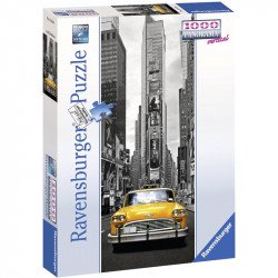 Puzzle 1000 db panoráma Taxi New Yorkban Ravensburger Puzzle Ravensburger