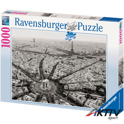 Puzzle 1000 db - Diadalív Párizsban Ravensburger
