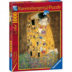 Puzzle 1000 db - Klimt: A csók Ravensburger Puzzle Ravensburger