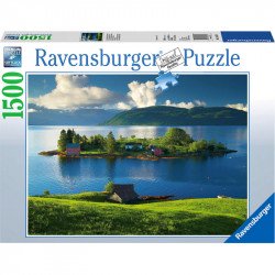 Puzzle 1500 db - Norvég sziget Ravensburger Puzzle Ravensburger