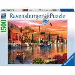 Puzzle 1500 db - Mediterrán öböl Ravensburger Puzzle Ravensburger