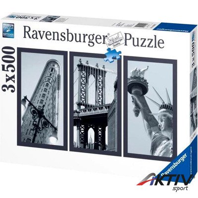Puzzle 3x500 db - New York Ravensburger