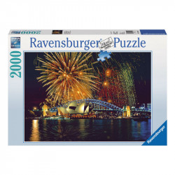 Puzzle 2000 db - Tűzijáték Sidneyben Ravensburger Gyereknap Ravensburger