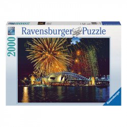 Puzzle 2000 db - Tűzijáték Sidneyben Ravensburger Gyereknap Ravensburger