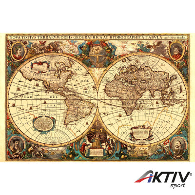 Puzzle 5000 db - Antik világtérkép Ravensburger