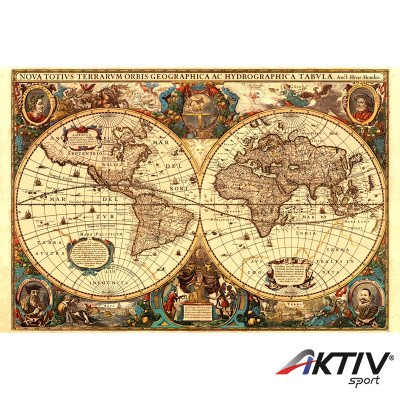 Puzzle 5000 db - Antik világtérkép Ravensburger