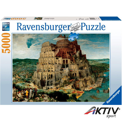Puzzle 5000 db - Brueghel: Bábel torony Ravensburger