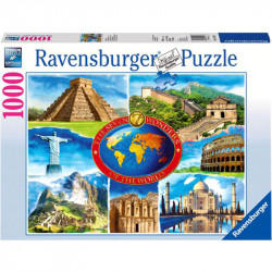 Puzzle 1000 db - A világ 7 csodája Ravensburger Puzzle Ravensburger