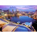 Puzzle 1000 db - Szingapúr Ravensburger