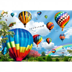 Puzzle 1000 db - Hőlégballonok Ravensburger