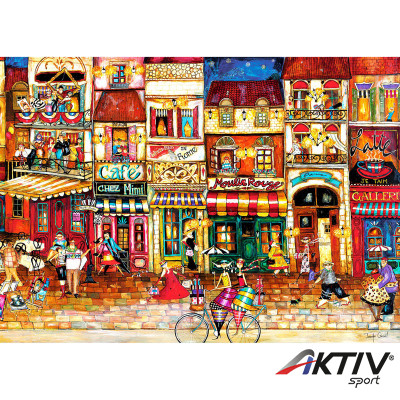 Puzzle 1000 db - Francia utakon Ravensburger