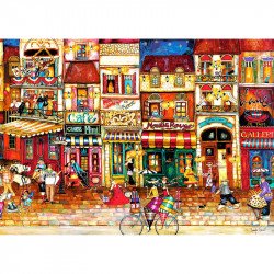 Puzzle 1000 db - Francia utakon Ravensburger Puzzle Ravensburger
