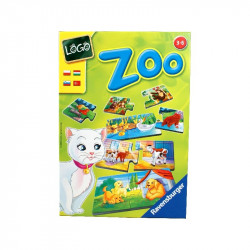 Társasjáték - Logo Zoo: állatok és kölykeik Szórakoztató játékok Ravensburger