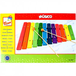 Fa xilofon (12 hangú) Ütős zenélő játékok