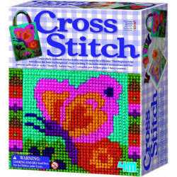 Keresztszemes hímzés - 4M kreatív szett Kreatív készletek 4M