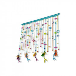 Tengeri sellő függönydísz