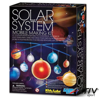 Foszforeszkáló mobil naprendszer készítő szett
