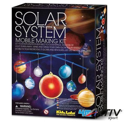 Foszforeszkáló mobil naprendszer készítő szett