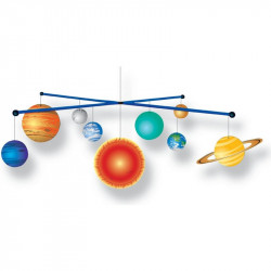 Foszforeszkáló mobil naprendszer készítő szett