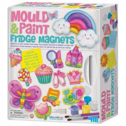 Gipszkiöntő játék - Hűtőmágnesek Színező