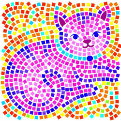 Kirakat ablakmozaik Dobozok, ládák 4M