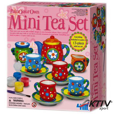 Teakészlet díszítő játék dobozban