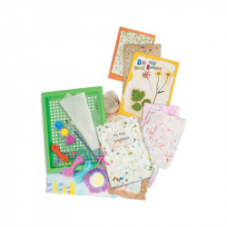 Újra felhasznált papír kreatív játék