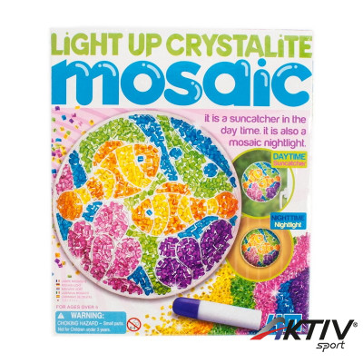 Világító kristálymozaik