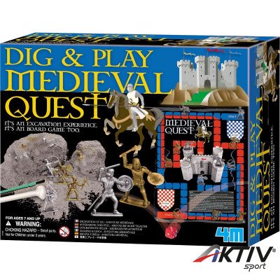 Régészjáték lovagi várral