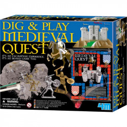 Régészjáték lovagi várral Tudományos, szórakoztató játékok