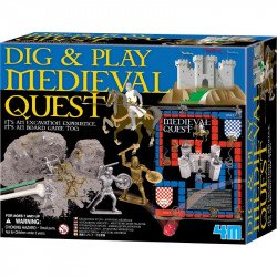 Régészjáték lovagi várral Tudományos, szórakoztató játékok