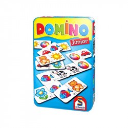 Dominó fémdobozban - képdominó Dominók