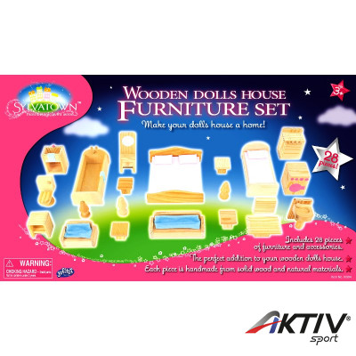 Fa babaházhoz bútorok