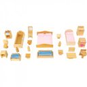 Fa babaházhoz bútorok