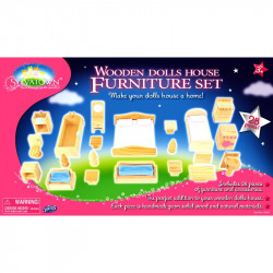 Fa babaházhoz bútorok Játék