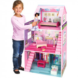 Hagyományos fa babaház