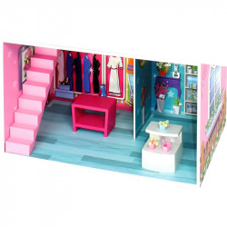 Hagyományos fa babaház