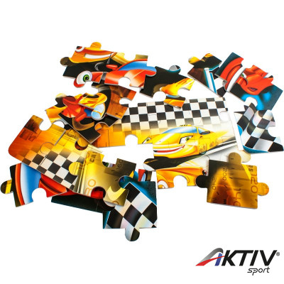 Autók habszivacs puzzle 24 db-os
