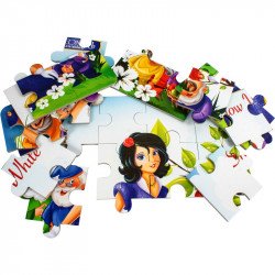 Hófehérke habszivacs  puzzle 24 db-os Puzzle