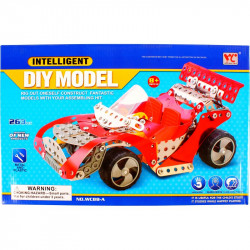 Fémépítő - Versenyautó 263 db Fém autók