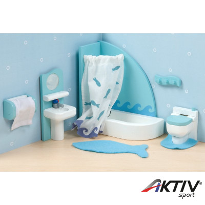 Fa fürdőszoba bababútor szett