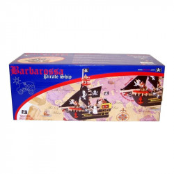Fa Barbarossa kalózhajó 19x48x49cm Akció figurák