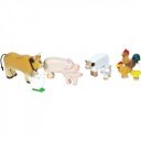 Fa állatok játékszett- háziállatok