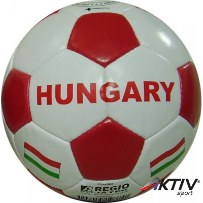 Műbőr focilabda Hungary piros