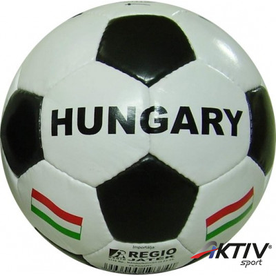 Műbőr focilabda Hungary fekete
