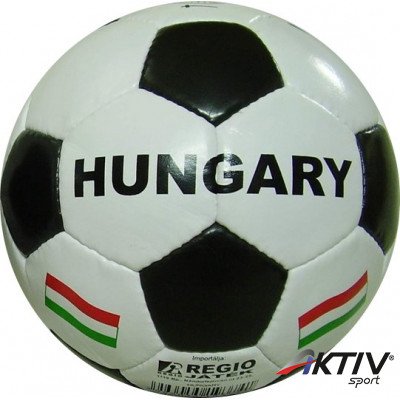 Műbőr focilabda Hungary fekete