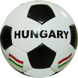 Műbőr focilabda Hungary fekete